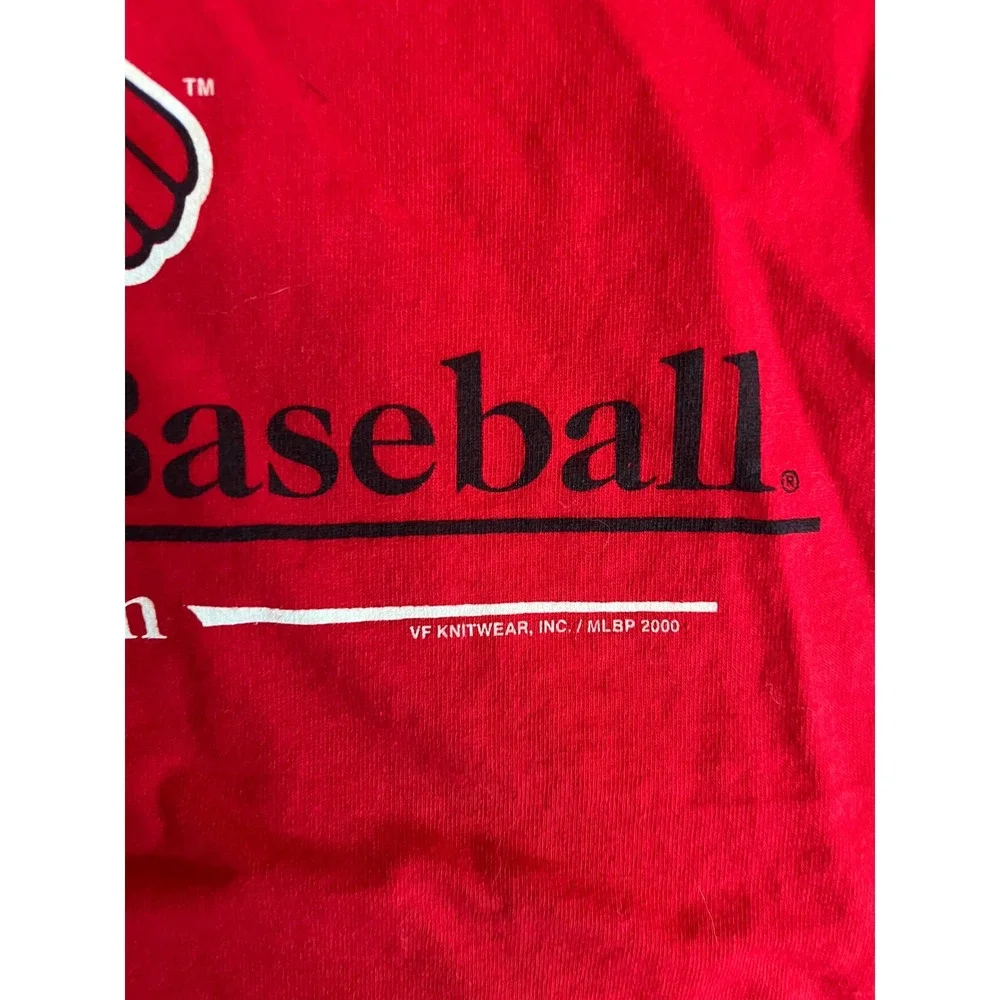 Y2K CSA Mens T-Shirt L Red St. Louis Cardinals MLB Team Tradition Vintage 2000